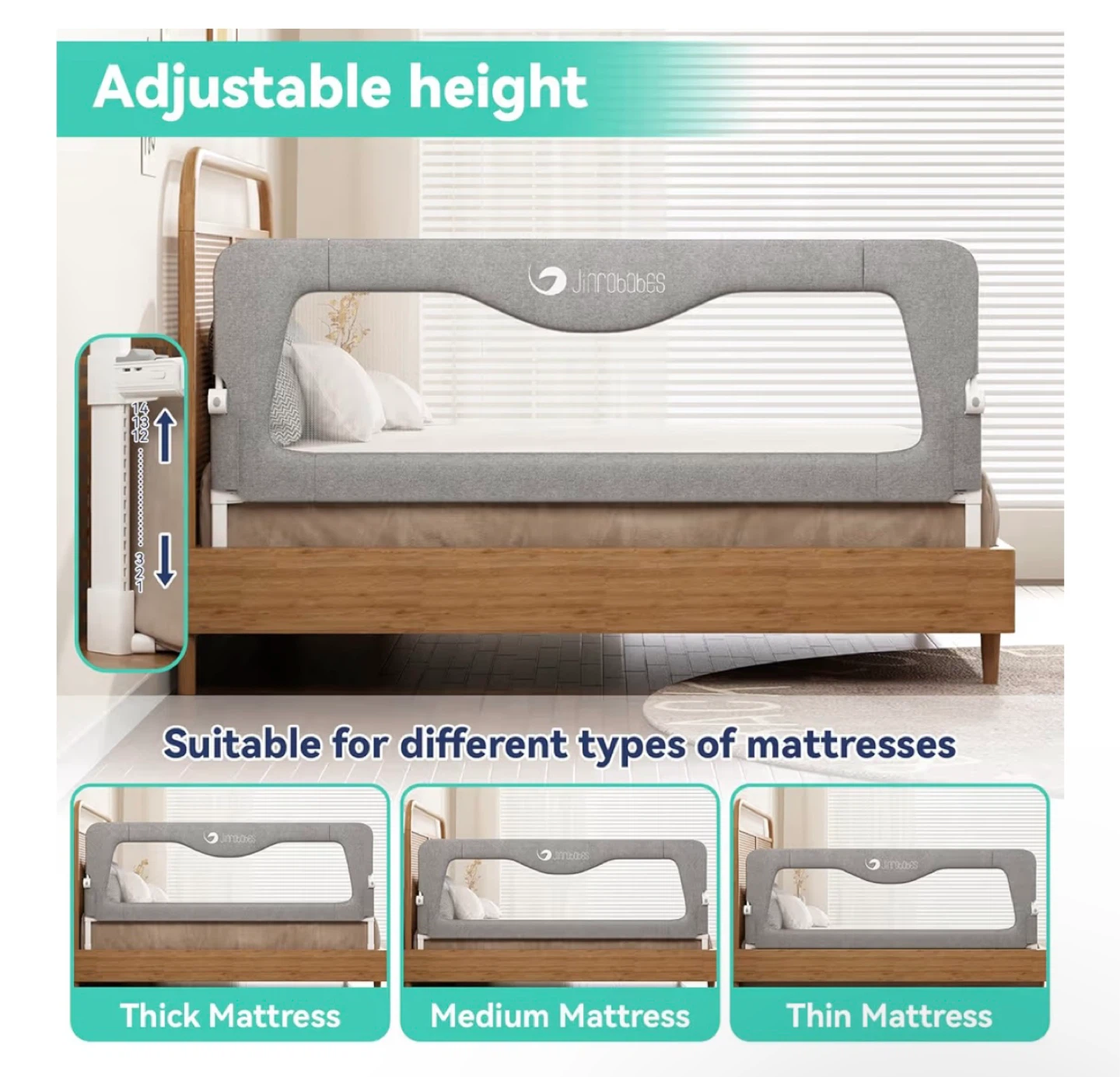 Baby Bed Rail Guard - photo 2