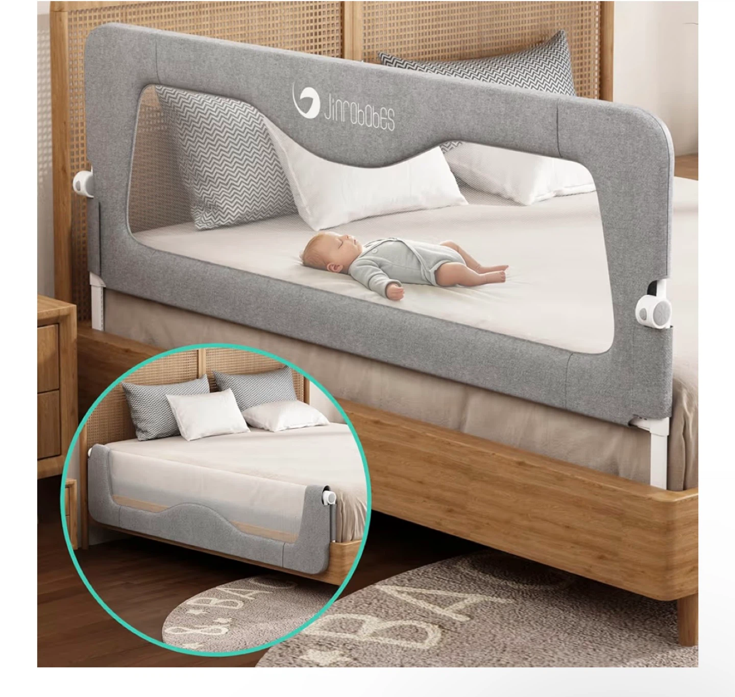 Baby Bed Rail Guard - photo 4