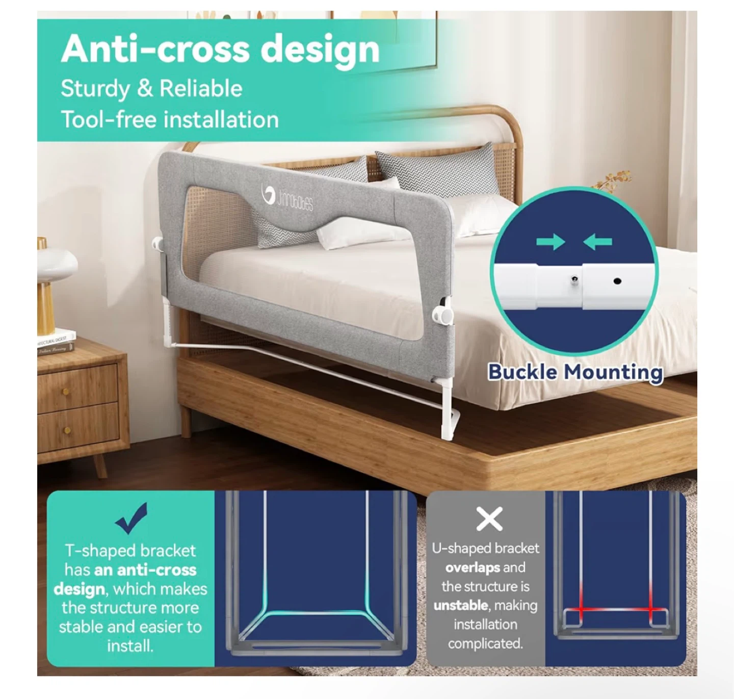 Baby Bed Rail Guard - photo 5