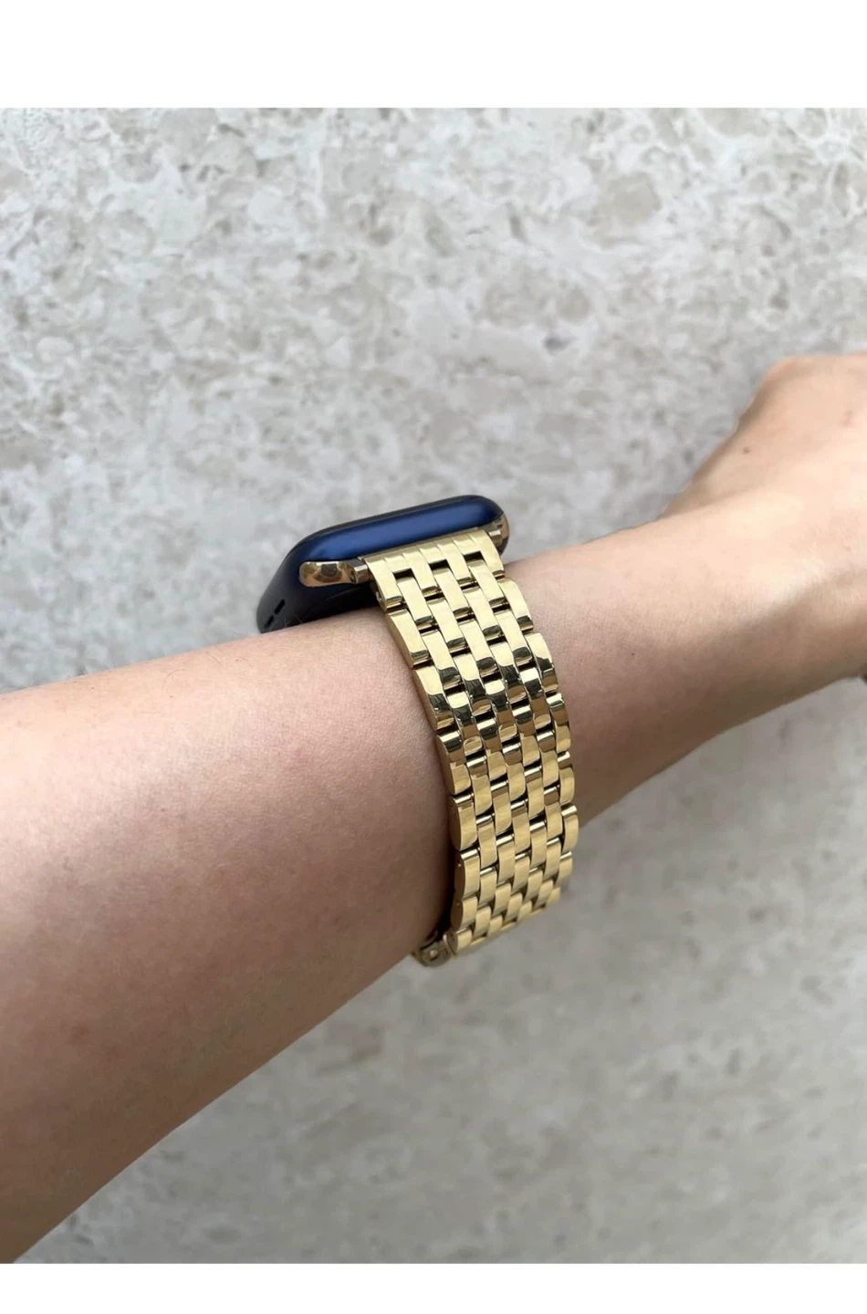 Gold Stainless Steel Watch Band for Apple Watch - photo 3