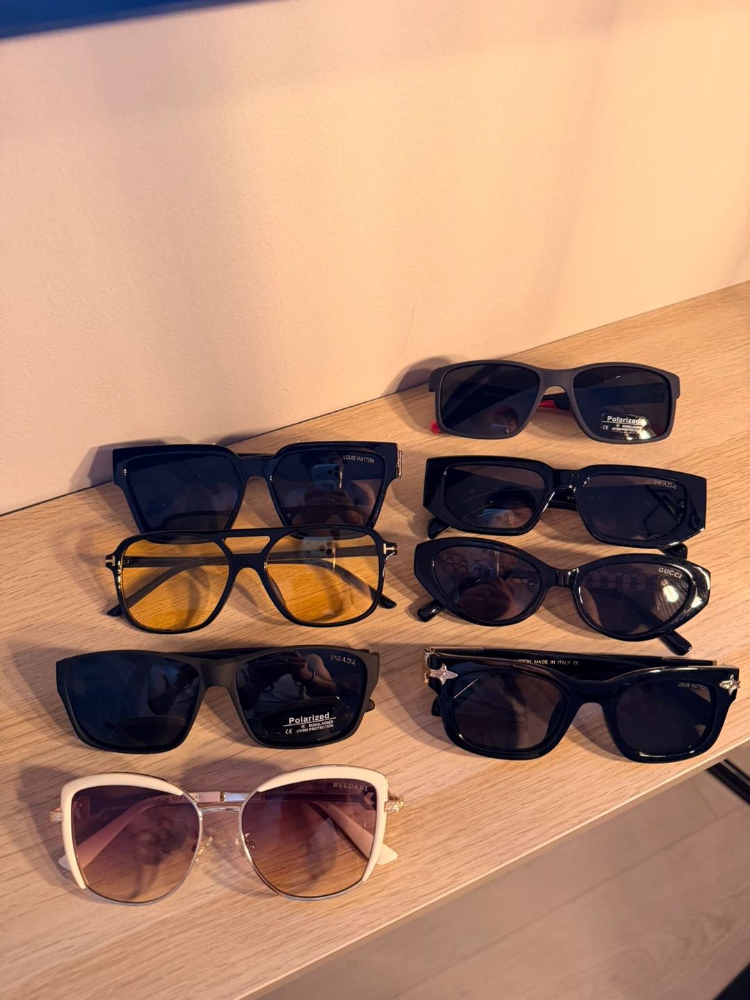 Sunglasses prada gucci lv bvlgari
