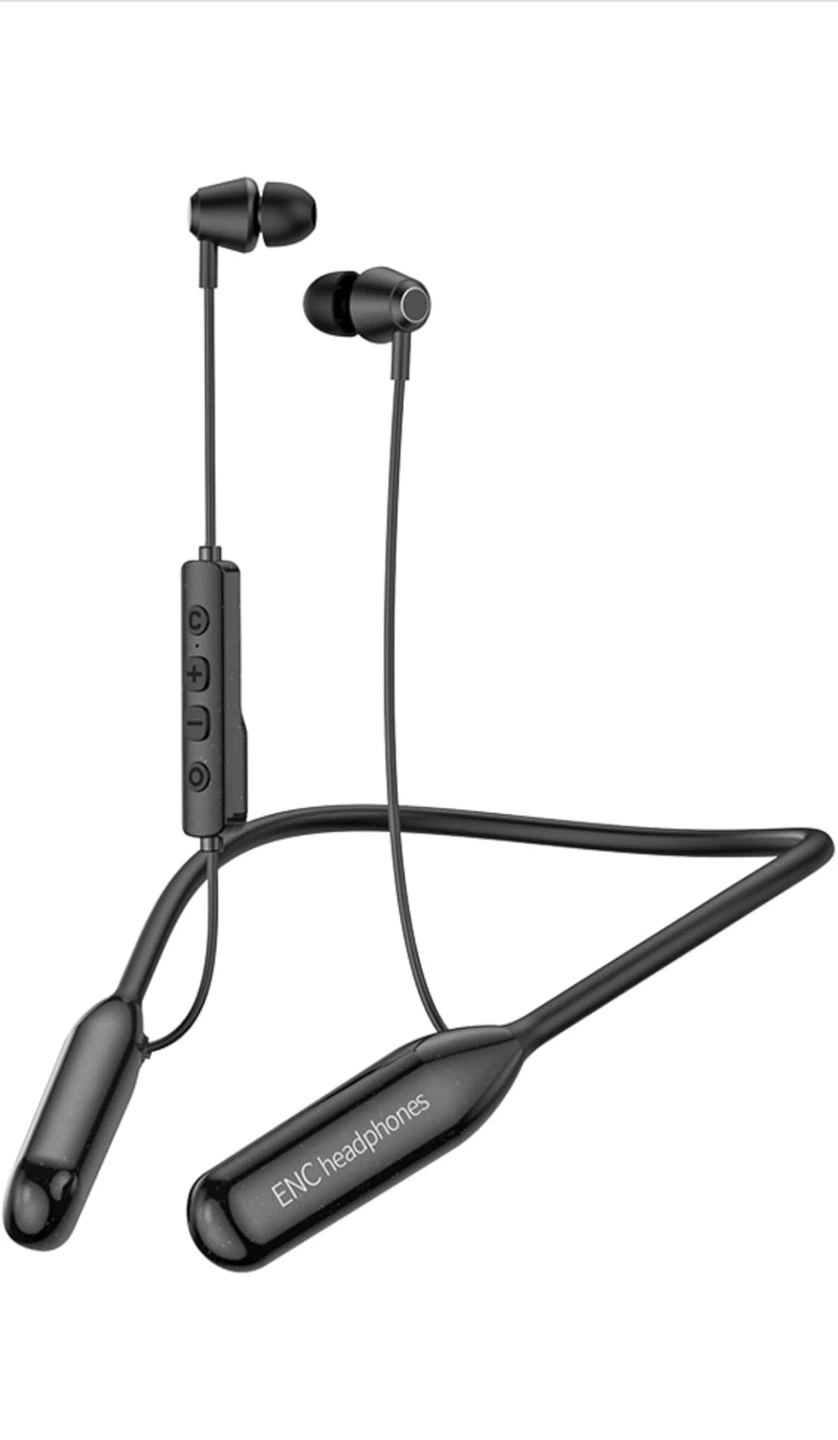 ENC Headphones Bluetooth 5.3 Neckband