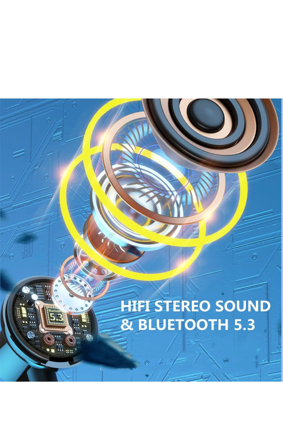 ENC Headphones Bluetooth 5.3 Neckband - photo 2