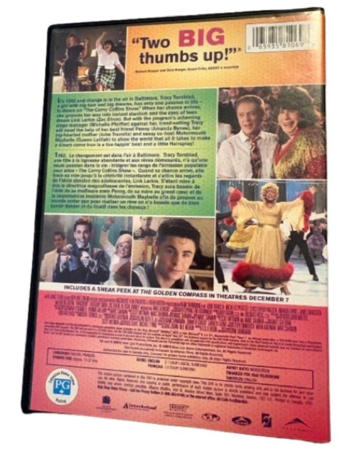 Hairspray DVD — Widescreen Edition (Star‑Studded Musical) - photo 2