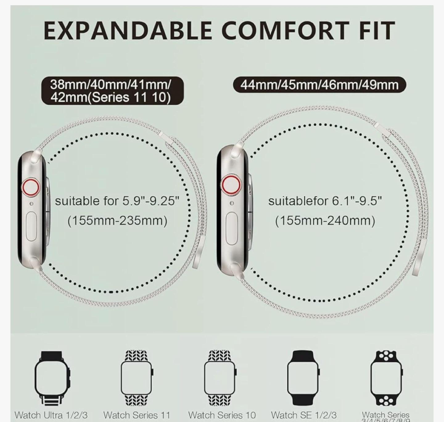 Milanese Loop Apple Watch Band - photo 2