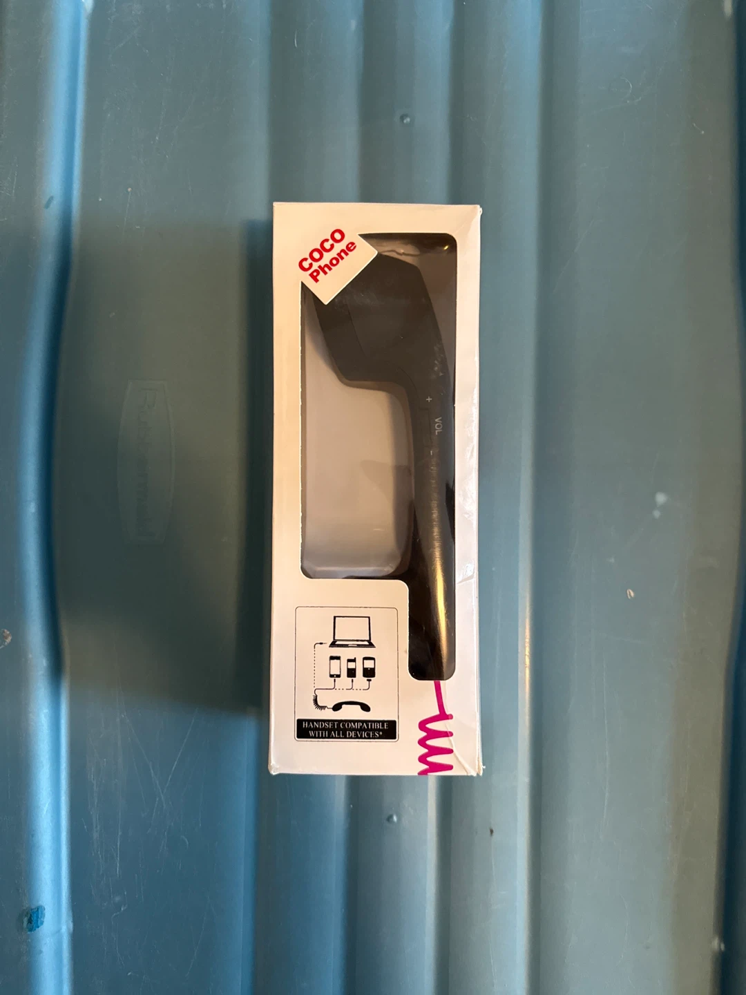 Retro Phone Handset for Cell Phone or Laptop - New