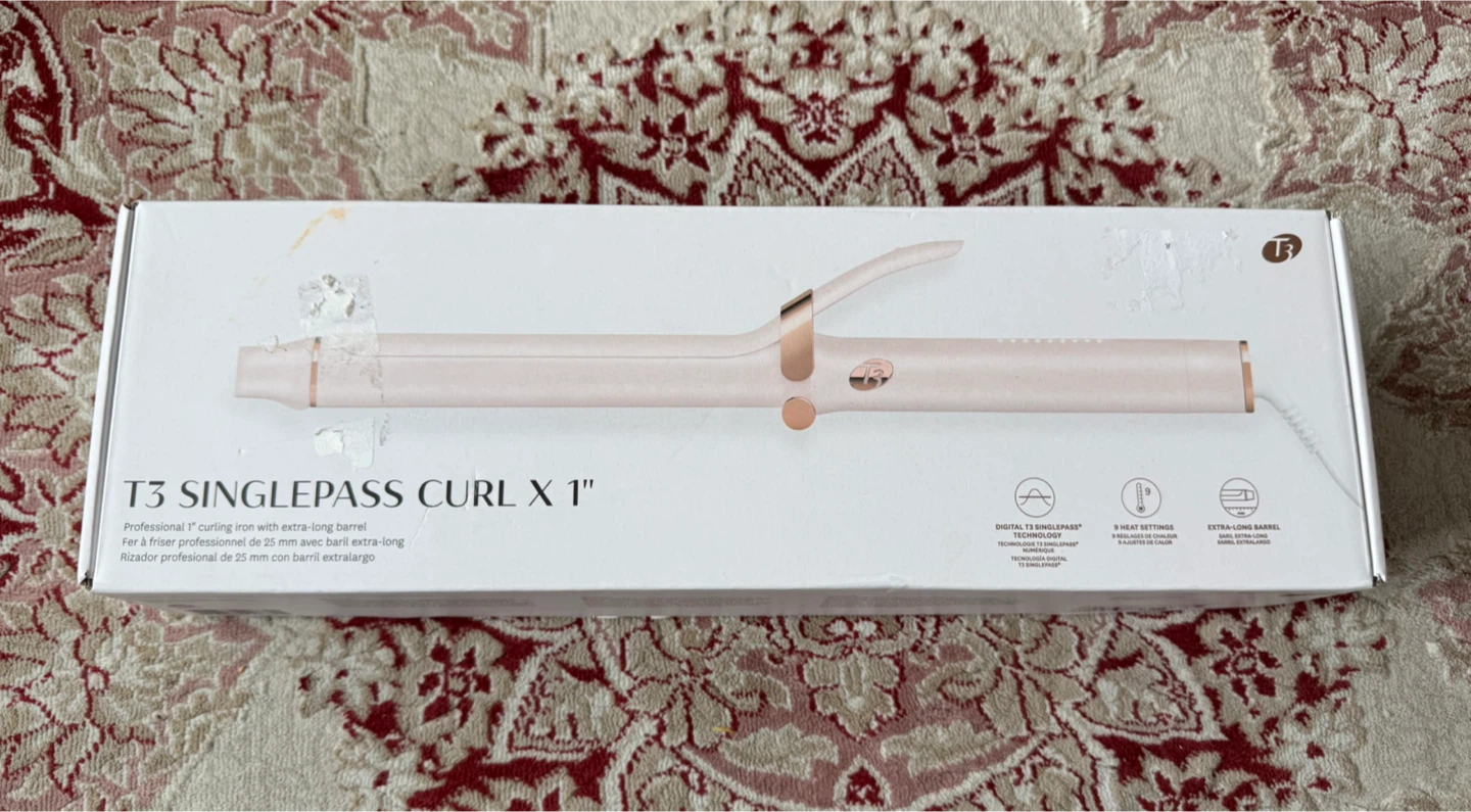 NEW / Open box T3 Singlepass Curl X 1" Curling Iron