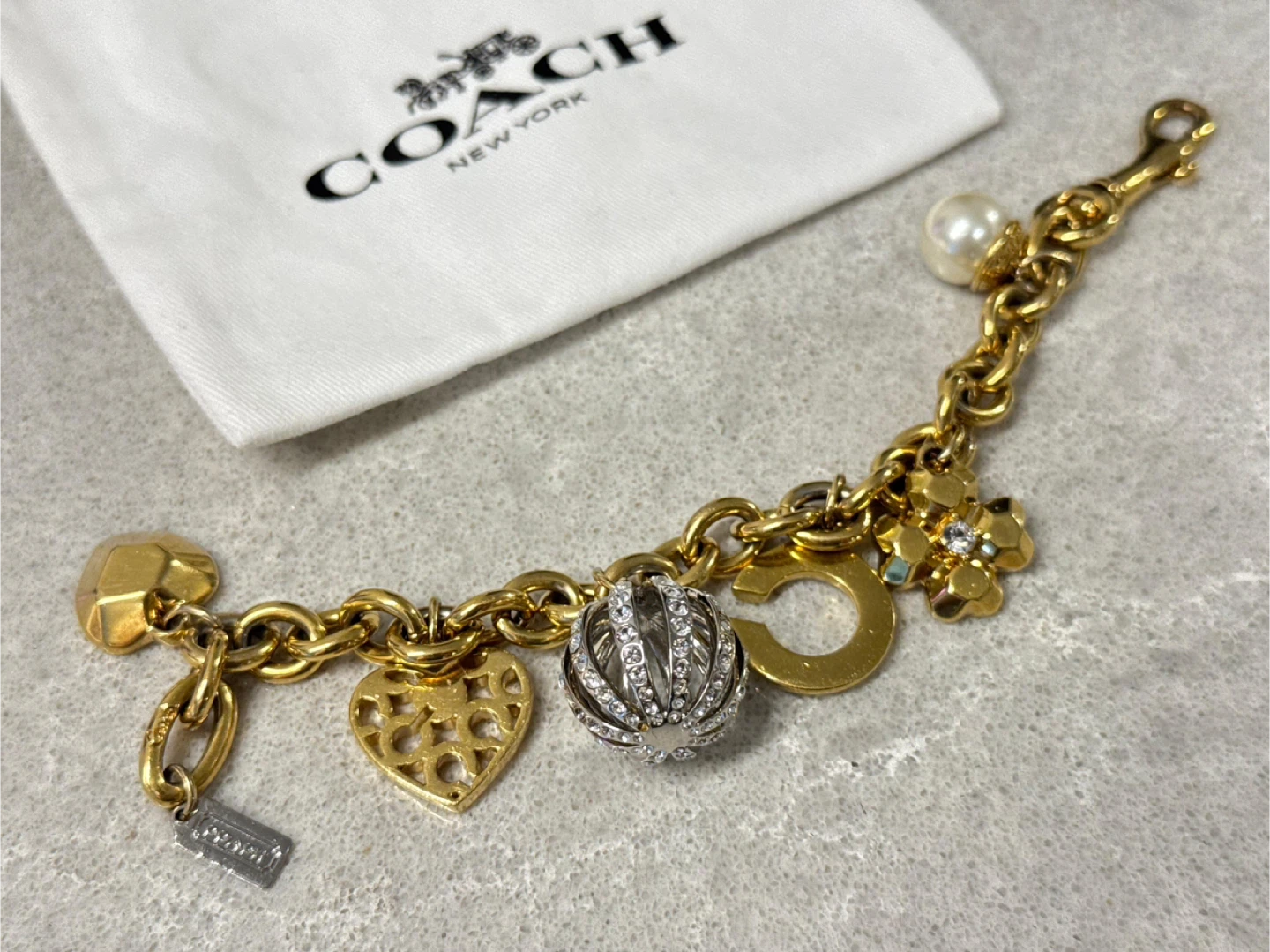 Vintage Coach Charm Bracelet - photo 2