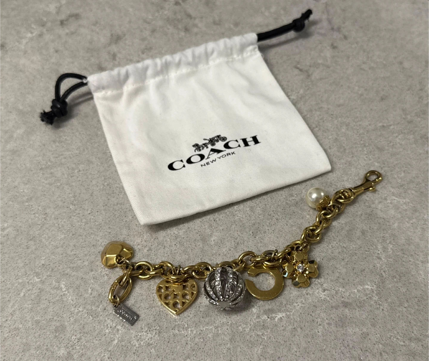 Vintage Coach Charm Bracelet - photo 3