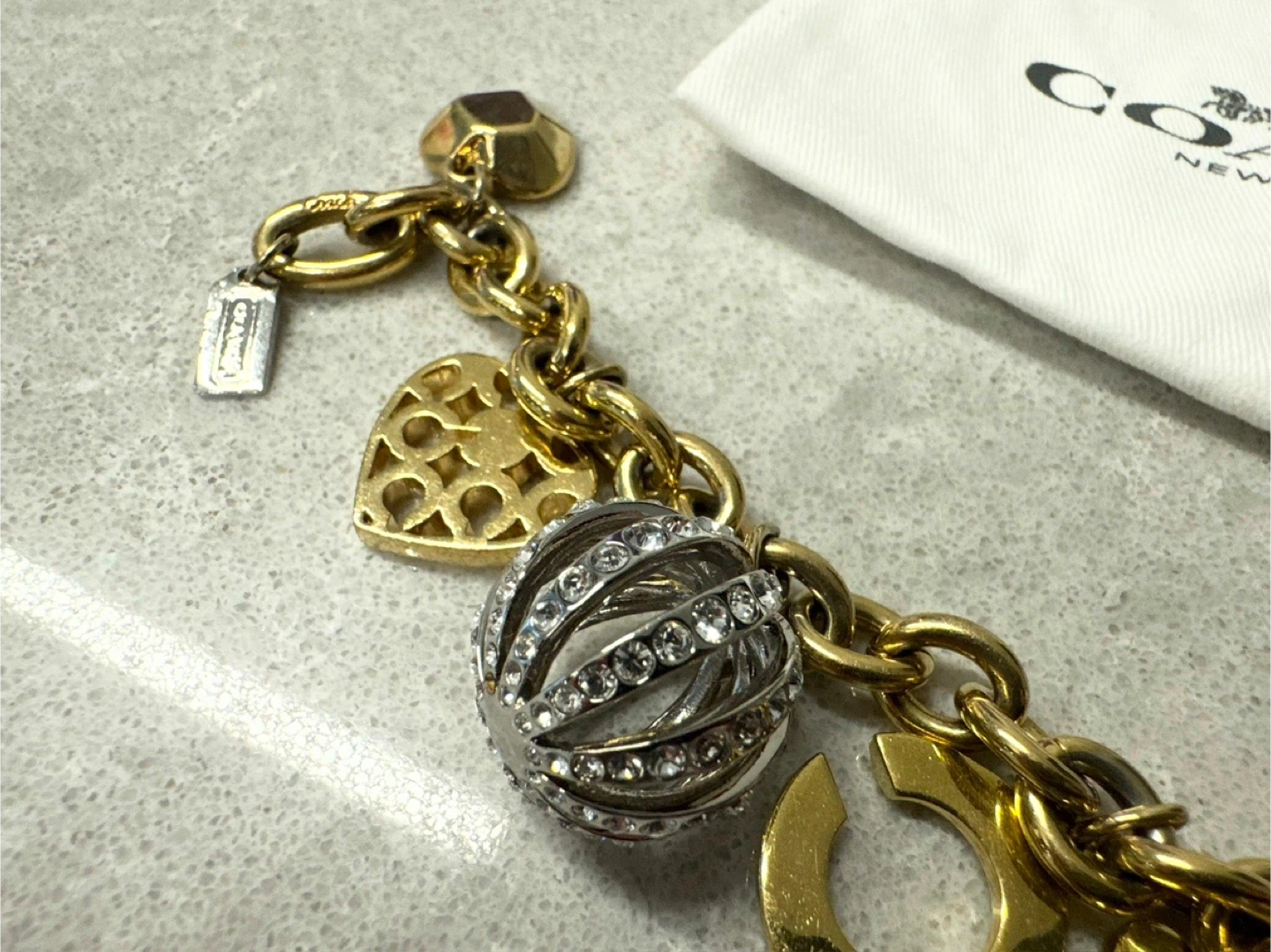 Vintage Coach Charm Bracelet - photo 4