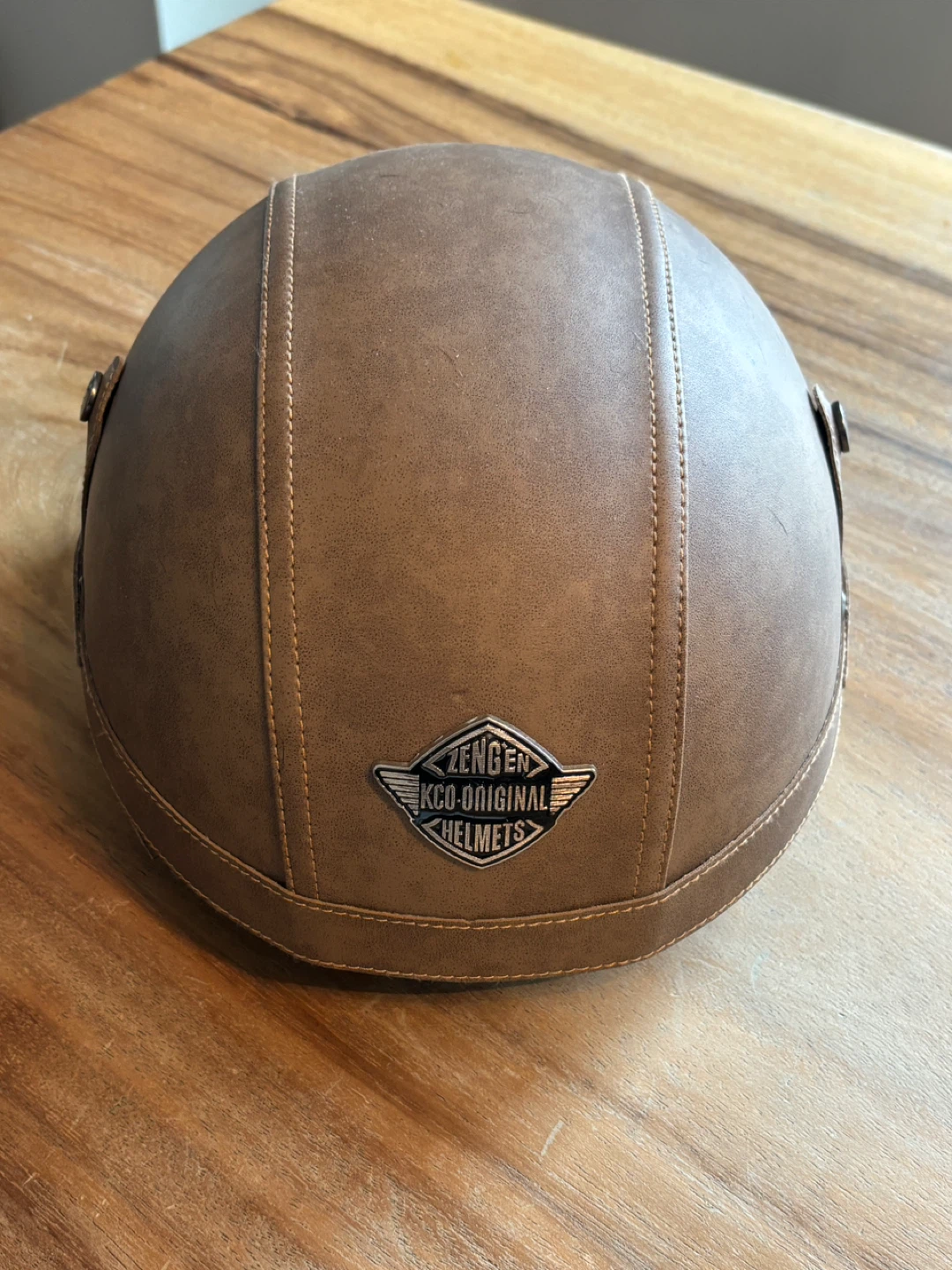 KCO Original Helmets Leather Motorcycle Helmet - photo 2