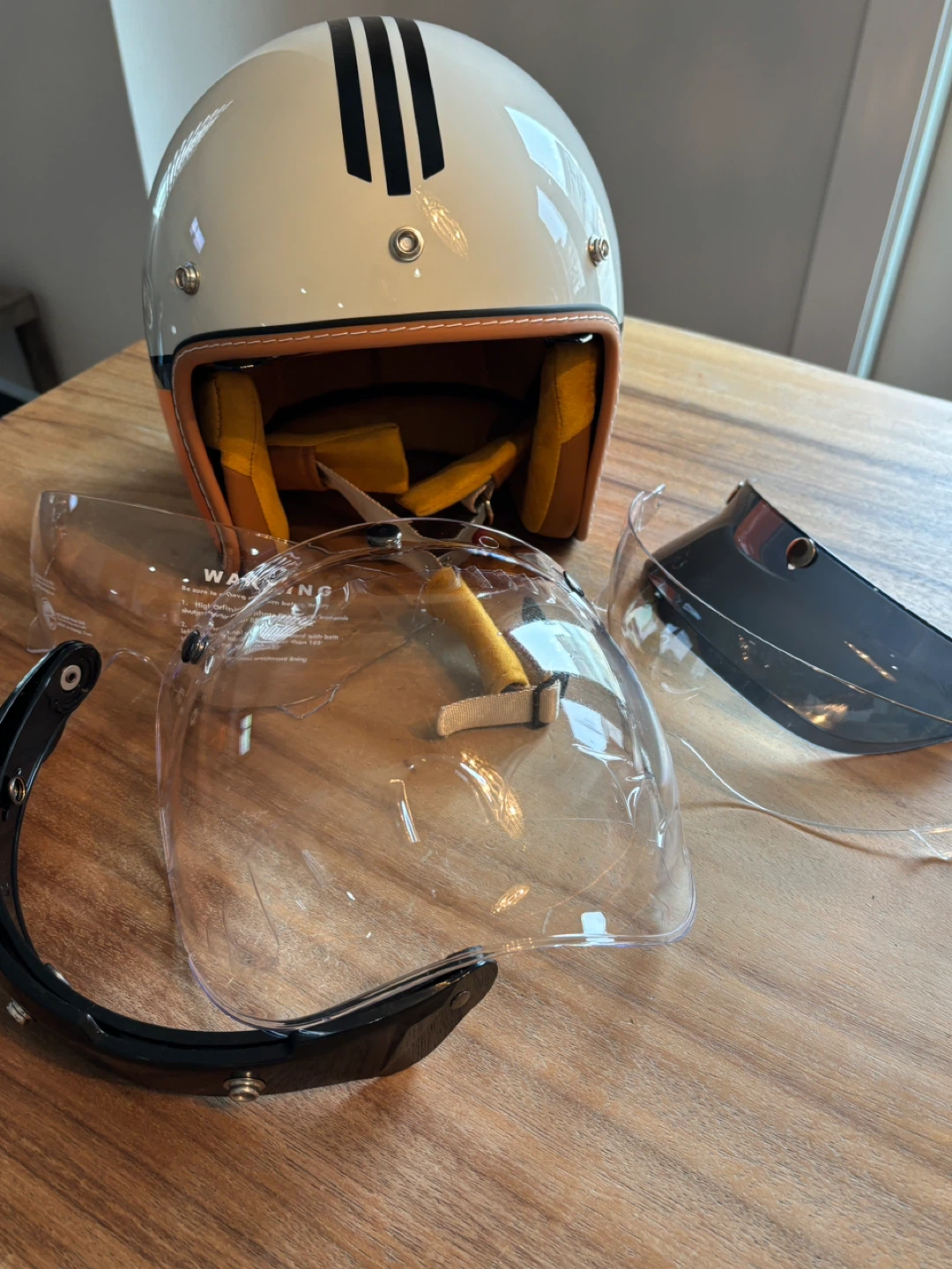 Open Face Motorcycle Helmet