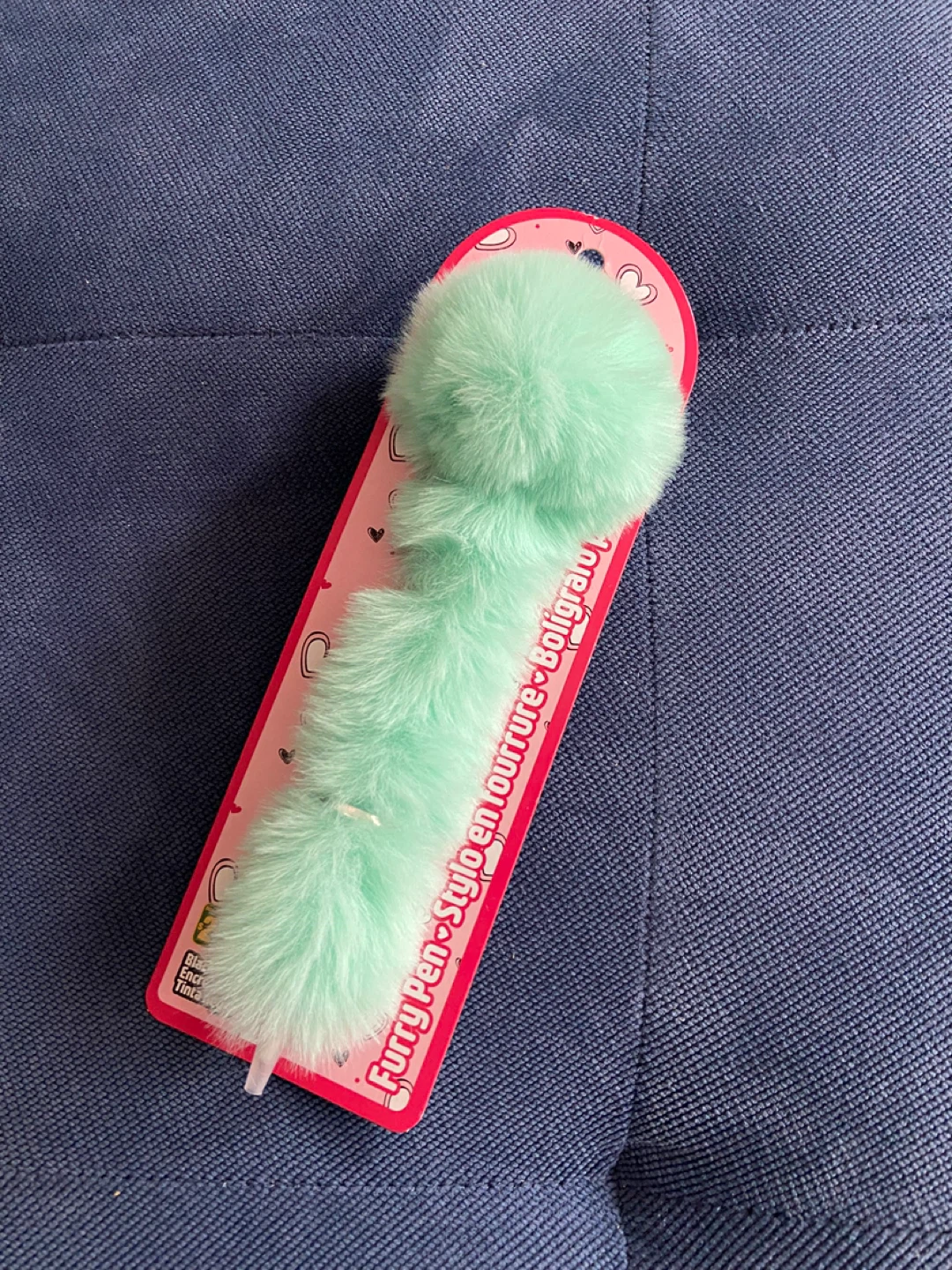 Furry Pen with Pom Pom 🥕
