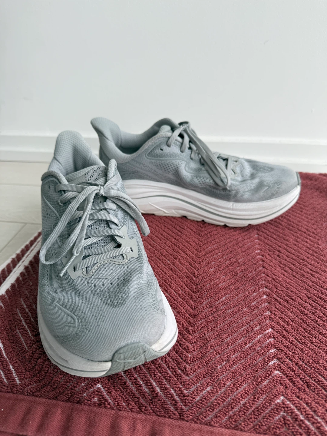 Hoka Clifton 10 Grey Running Shoes - photo 5
