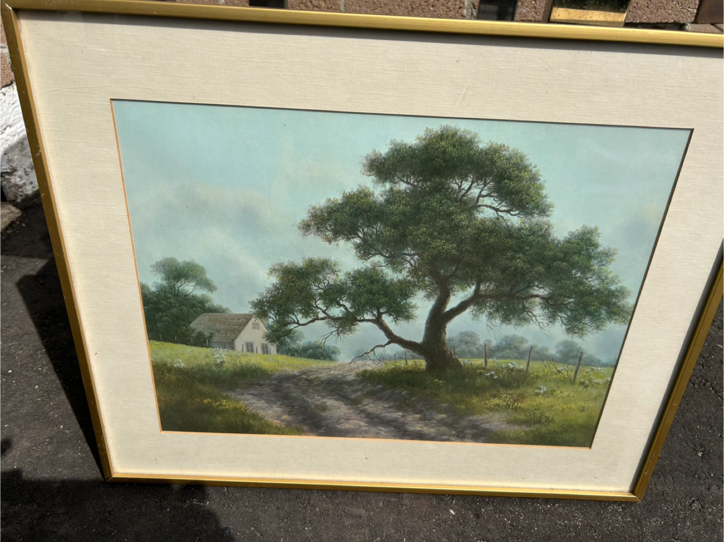 Framed Landscape Painting - "Sayle Spring Morning"