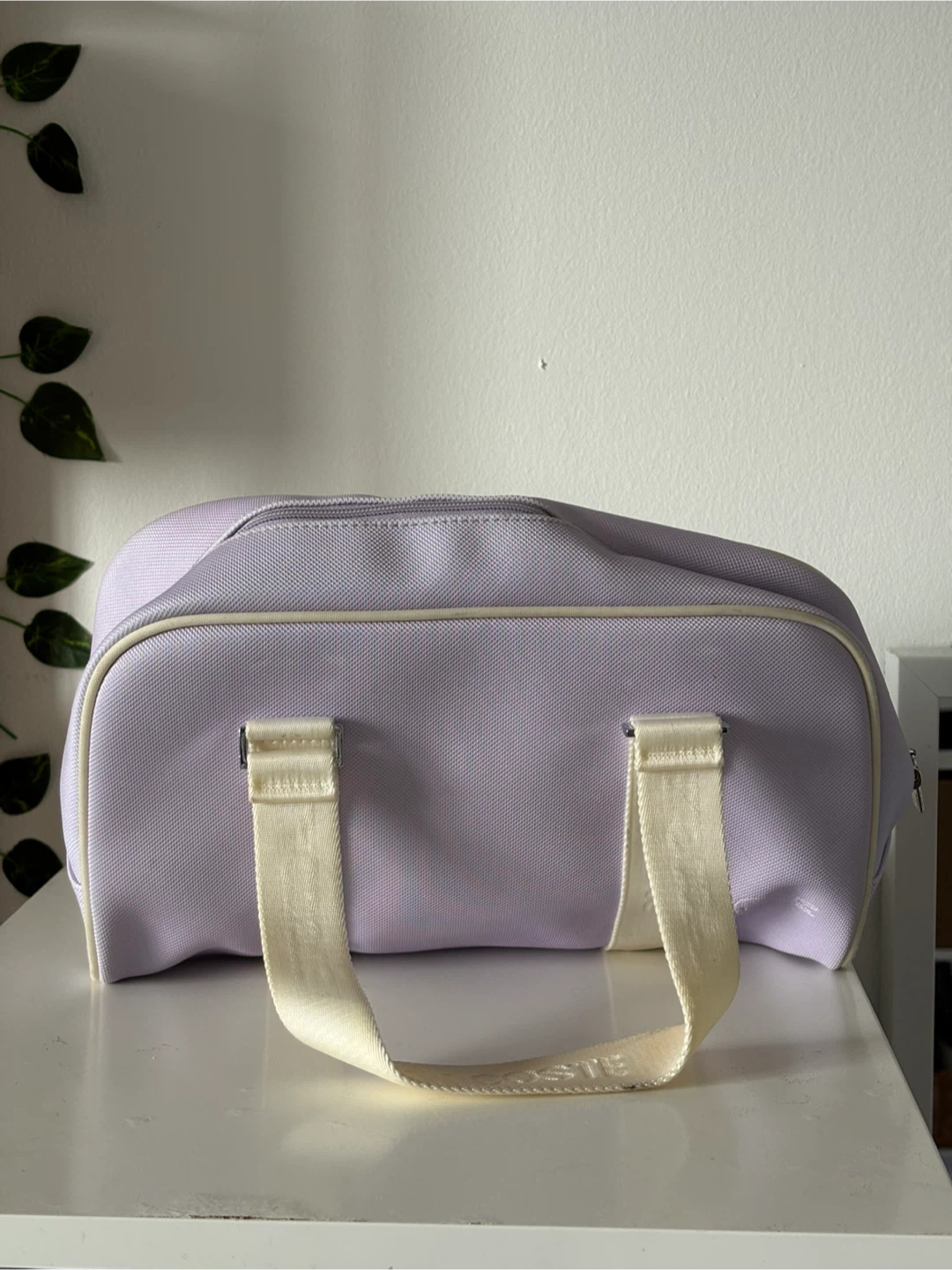 Lacoste Lavender Duffel Bag