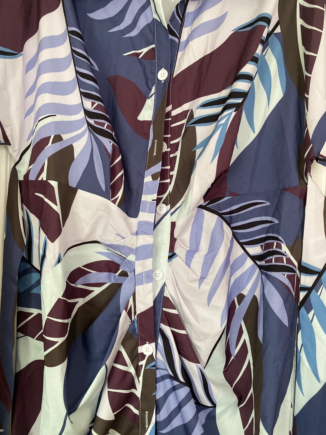 Summer Women Size XL Button-Up Dress Maxi Belted Perfect  Light - photo 4