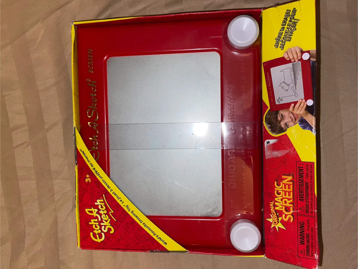 Original Etch A Sketch Magic Screen Drawing Toy