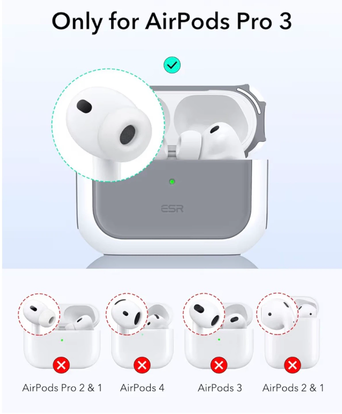 ESR AirPods Pro 3 Case (Pink) - photo 5
