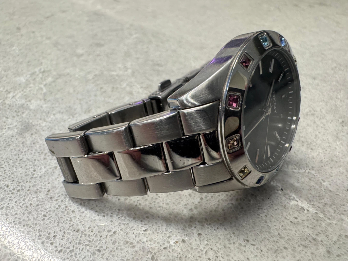 DKNY Women's Stainless Steel Watch with Colourful Gems - photo 4