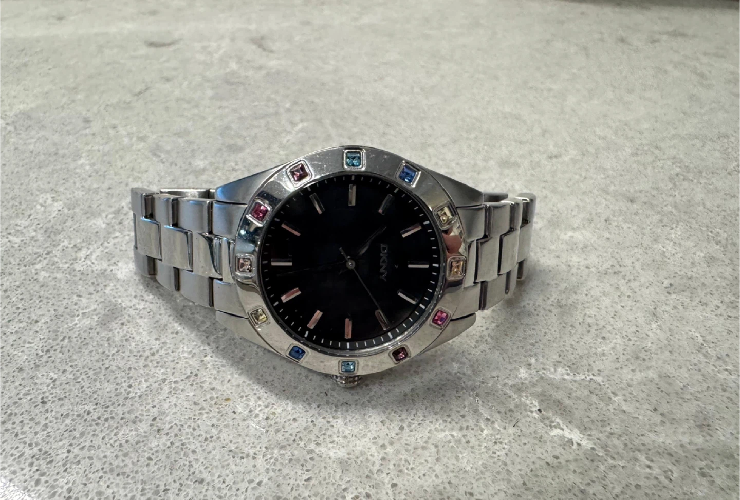 DKNY Women's Stainless Steel Watch with Colourful Gems - photo 5