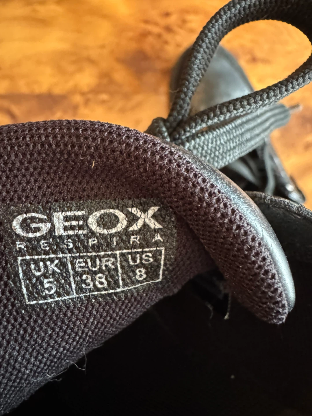 Geox Respira Black Leather & Suede Zip-Up Sneakers - photo 2