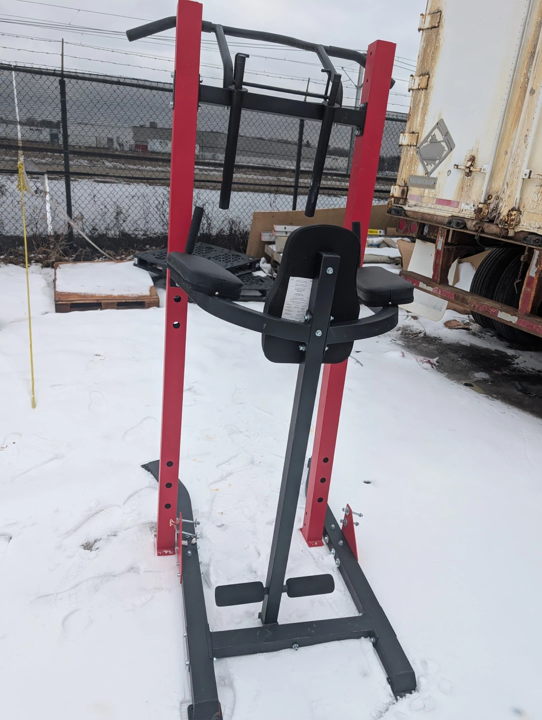 Marcy Pro Home Gym Dip Station Pull Up Power Tower