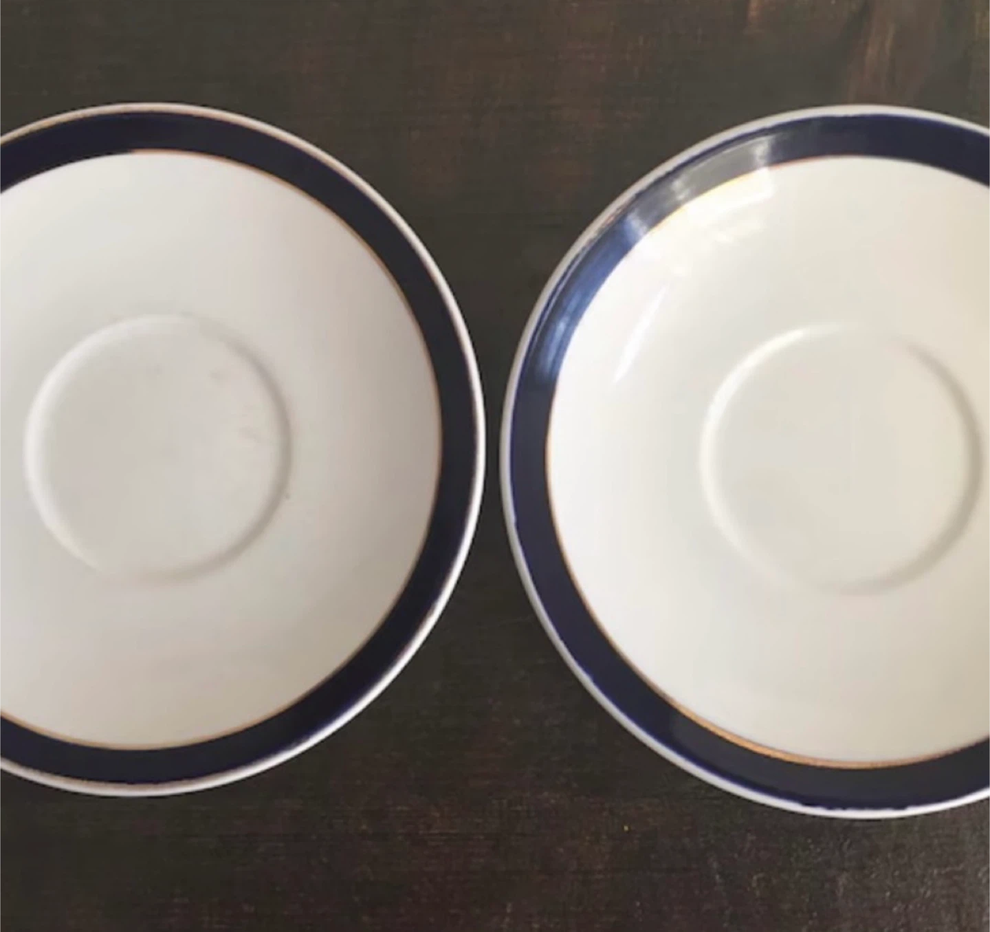 🥕Antique Roi de Bleu Alfred Meakin Tea Cups & Saucers - photo 5