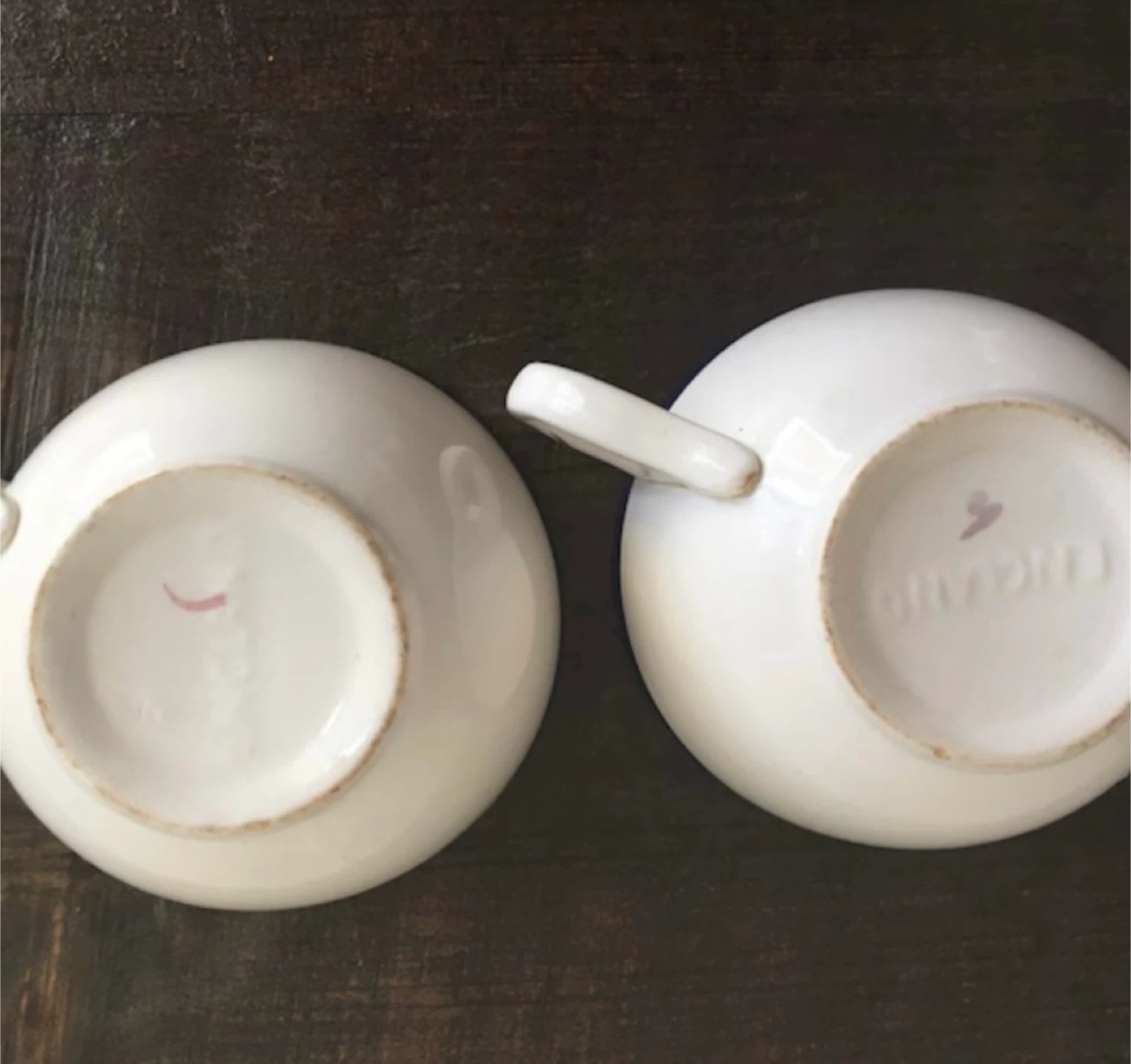 🥕Antique Roi de Bleu Alfred Meakin Tea Cups & Saucers - photo 4