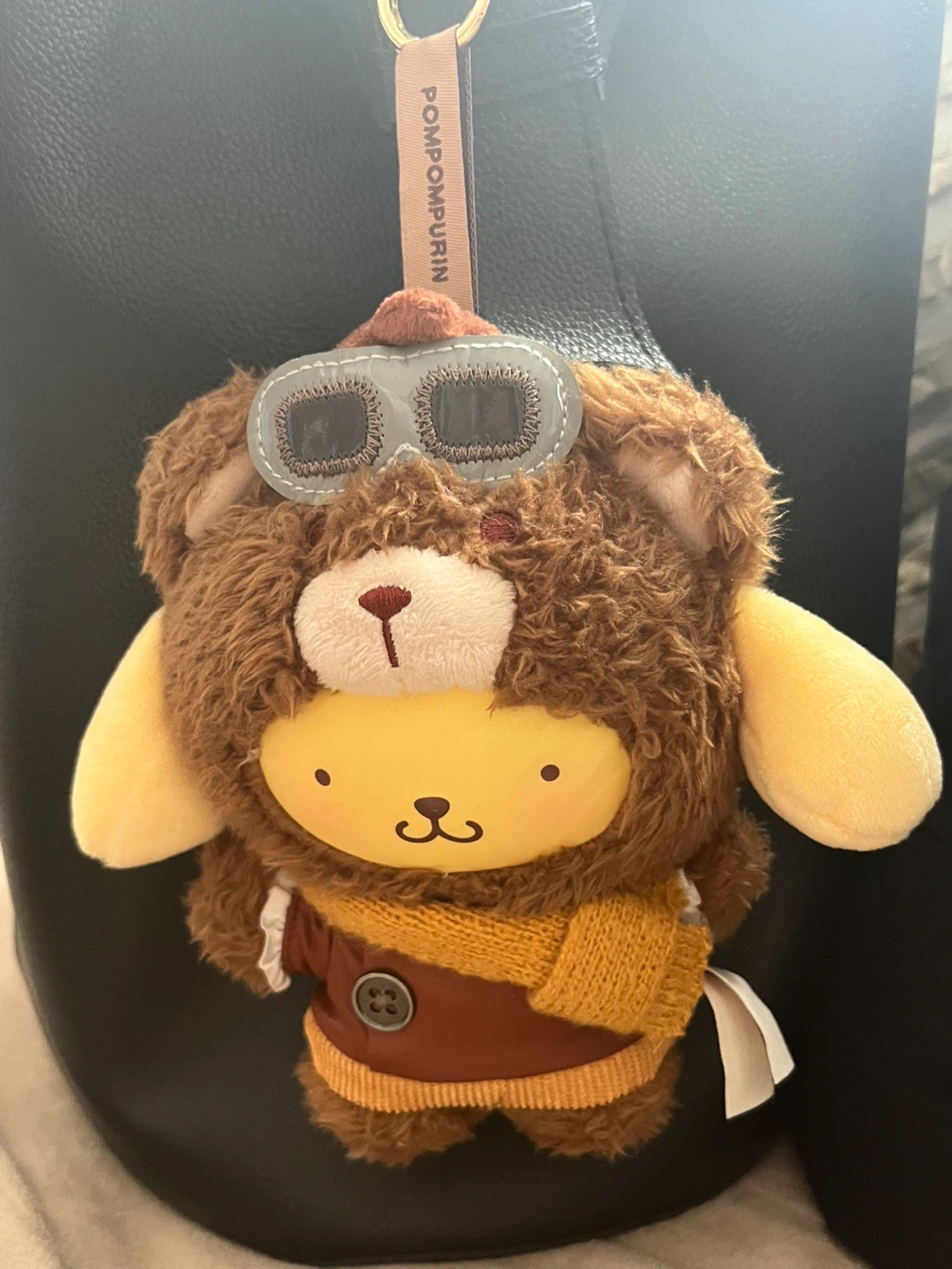 Miniso afternoon tea Pompompurin Plush Keychain - photo 2