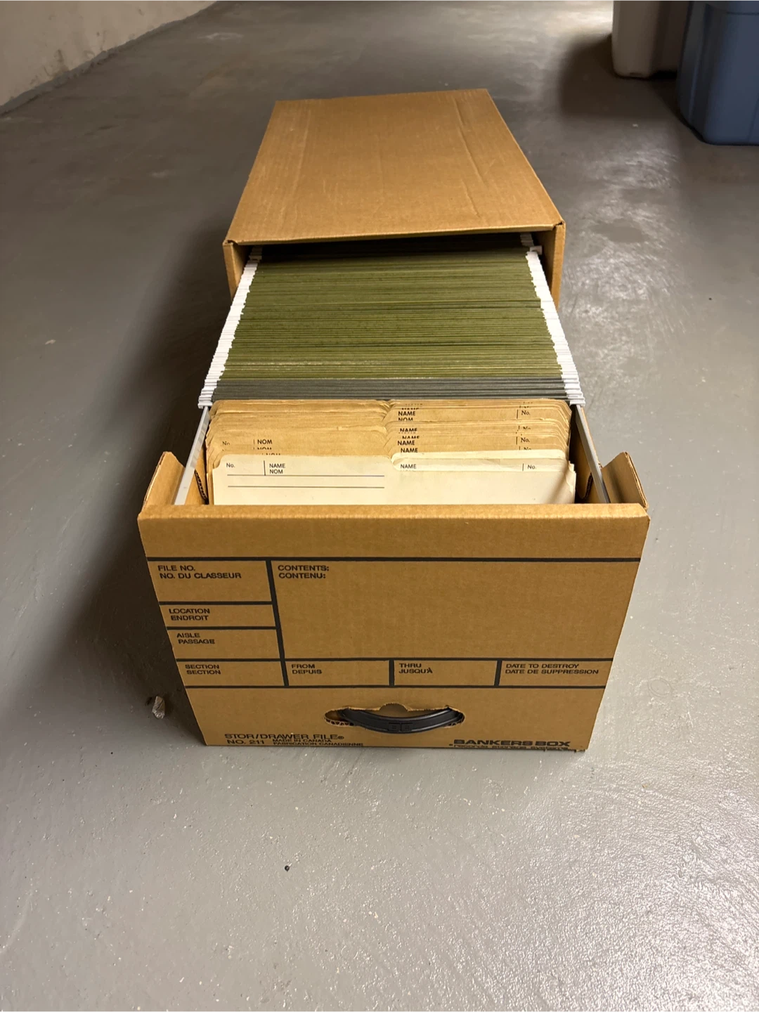 Bankers Box Storage/Drawer File with Hanging Folders - photo 2