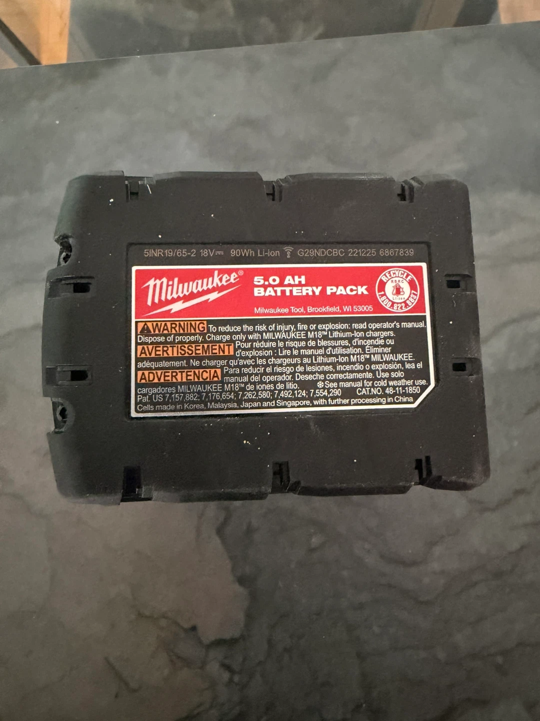 Milwaukee M18 Extended Capacity (XC) 5.0 - photo 3