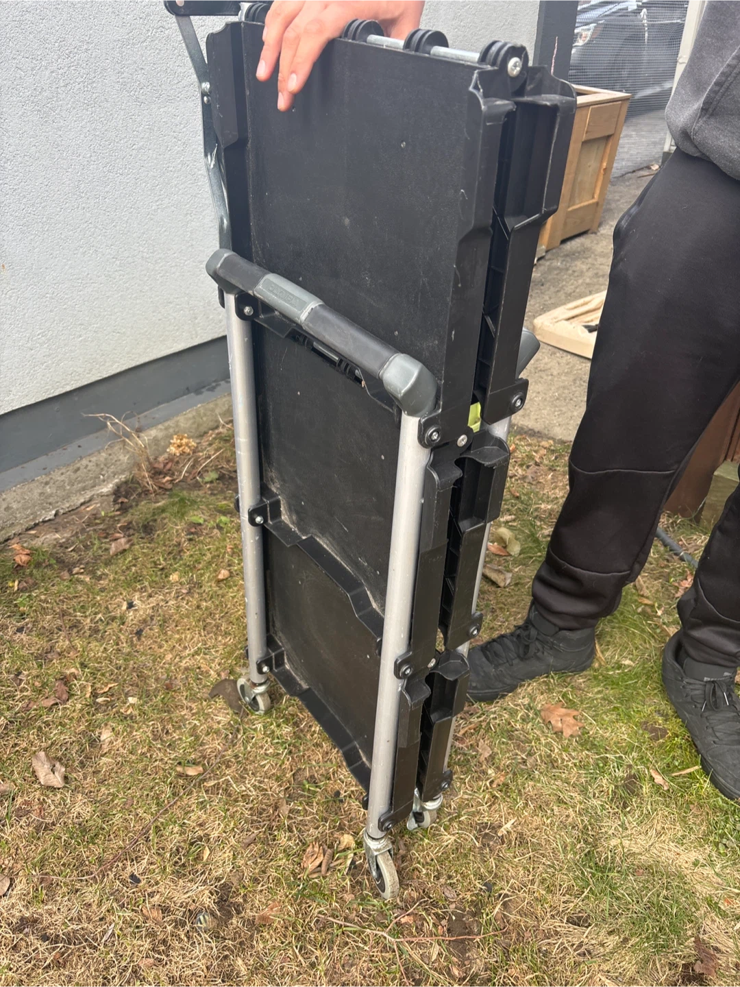 Folding Utility Cart with Wheels - photo 2