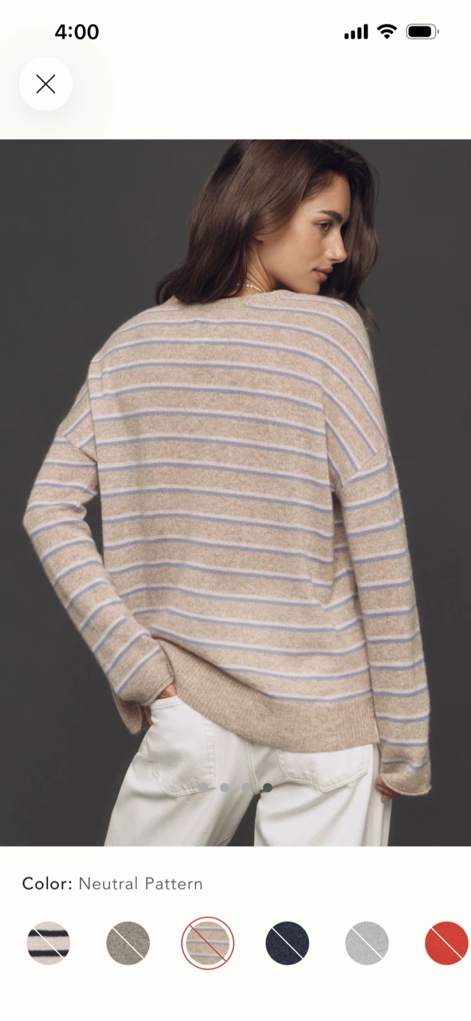 BNWT Anthropologie Maeve 100% Cashmere Sweater S - photo 5