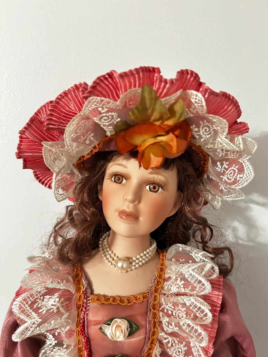 Vintage Porcelain Doll 23” - photo 2