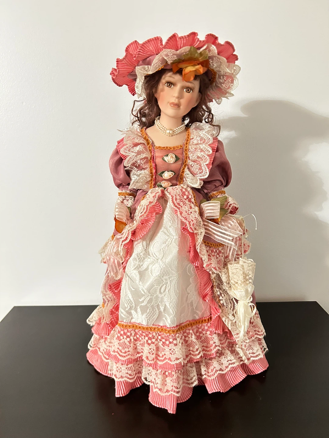 Vintage Porcelain Doll 23”