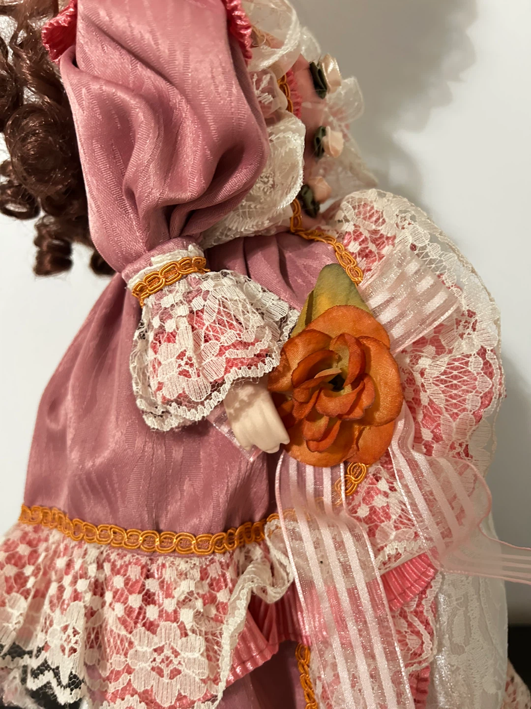 Vintage Porcelain Doll 23” - photo 5