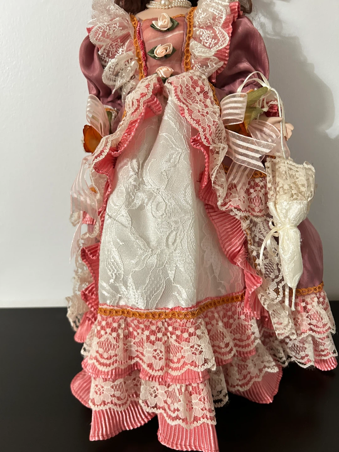 Vintage Porcelain Doll 23” - photo 4