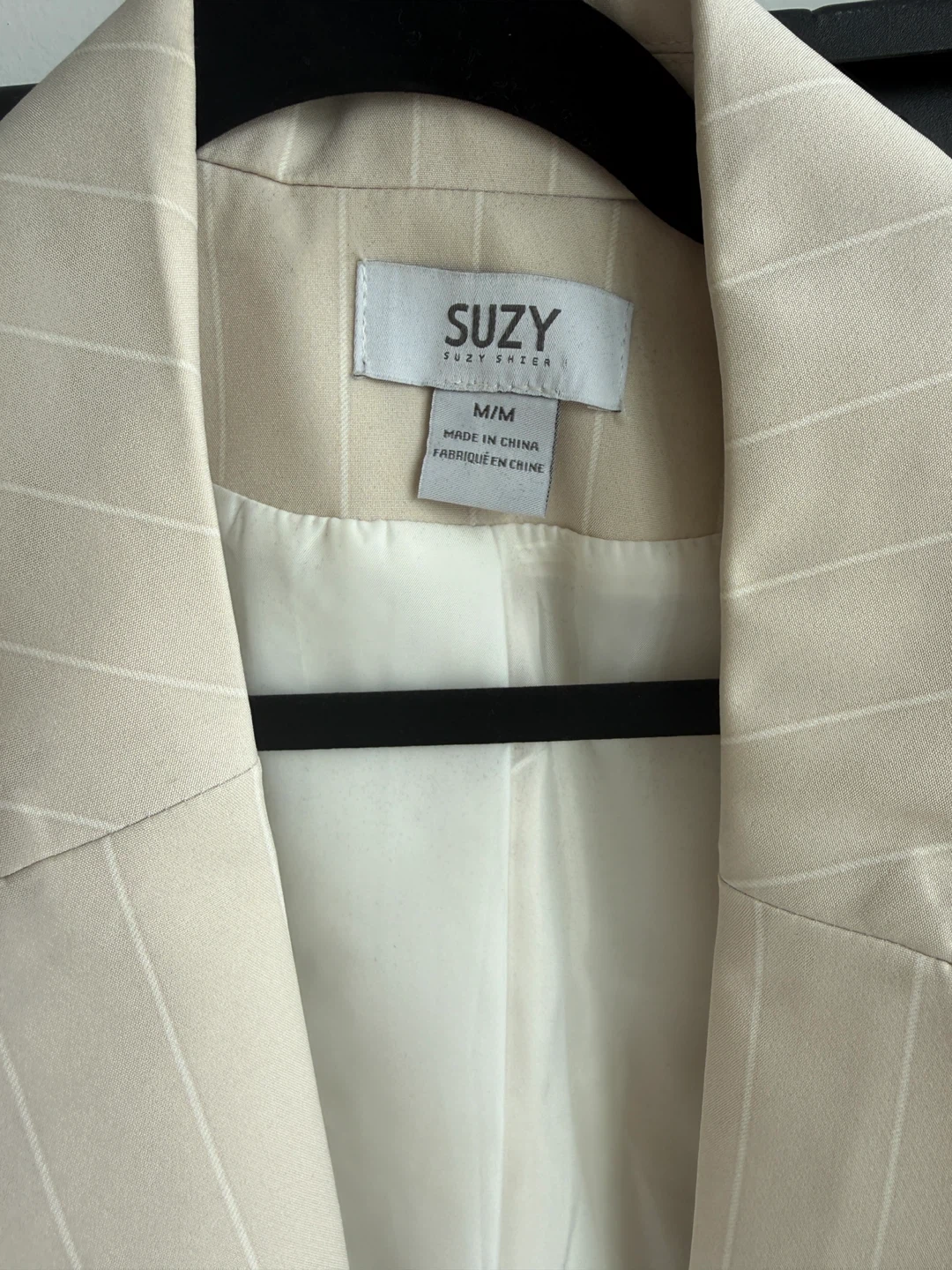 Suzy Shier Women's  Blazer Jacket - Cream M/M - photo 2