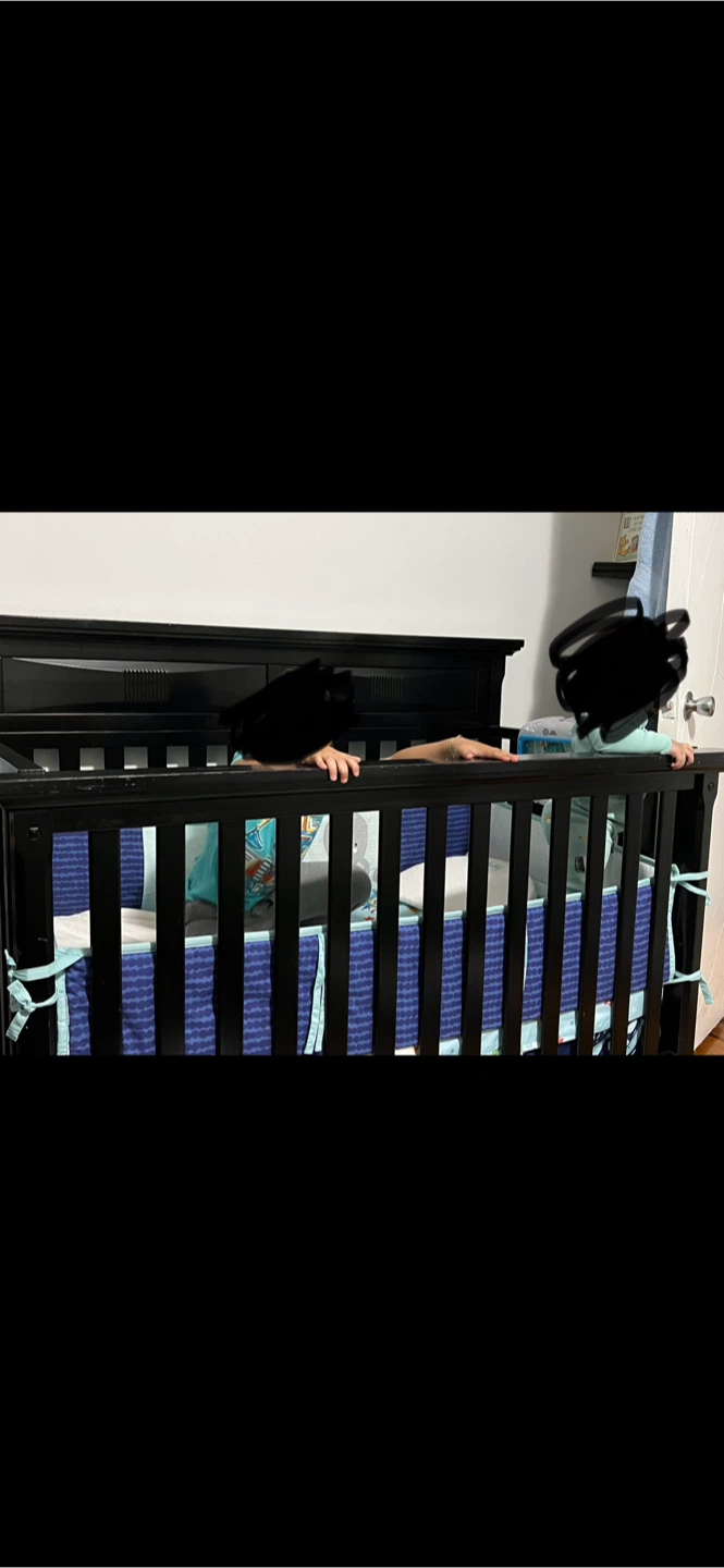 Black Convertible Crib