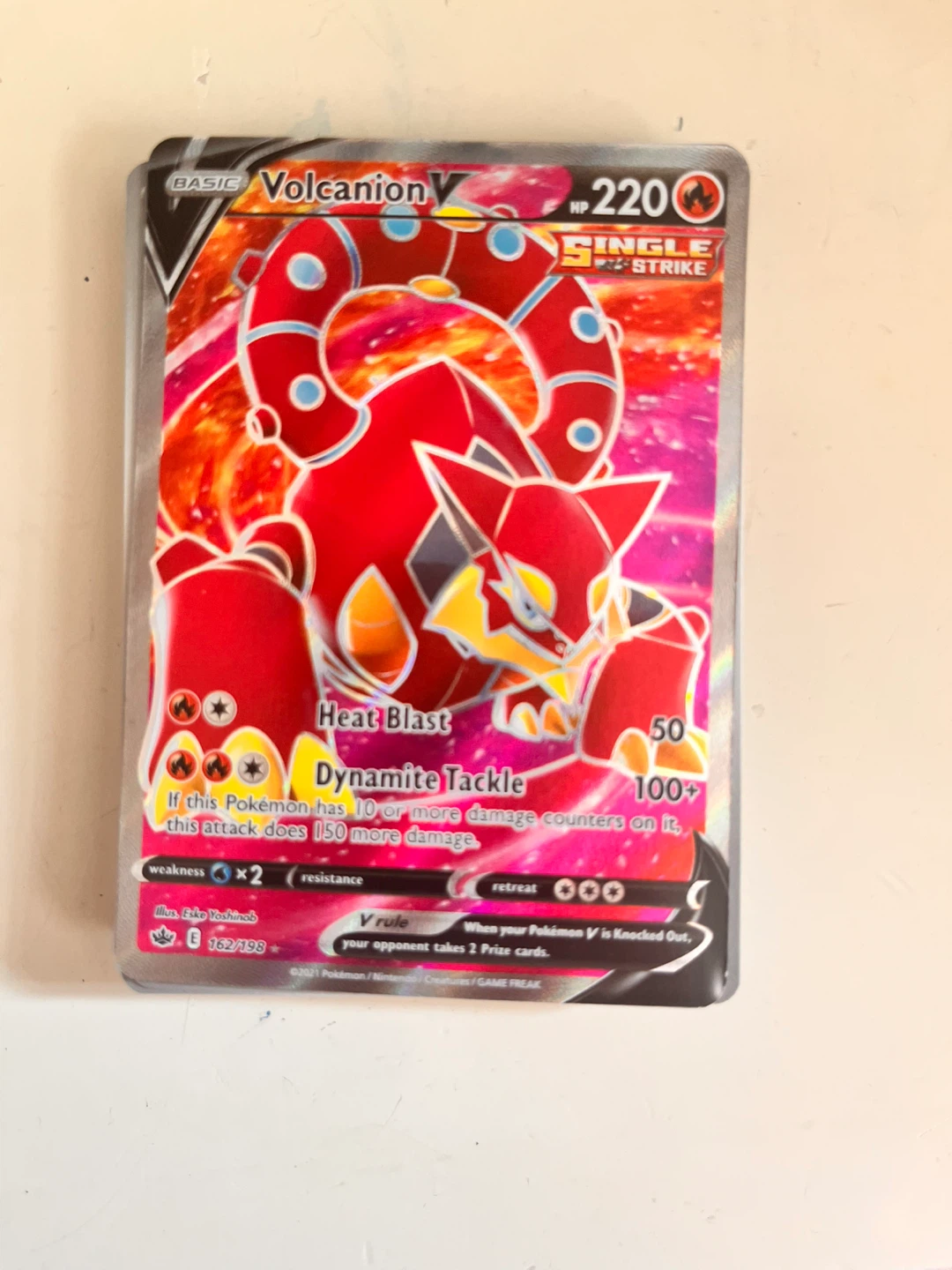 Pokemon Volcanion V Card and random stuff - photo 2