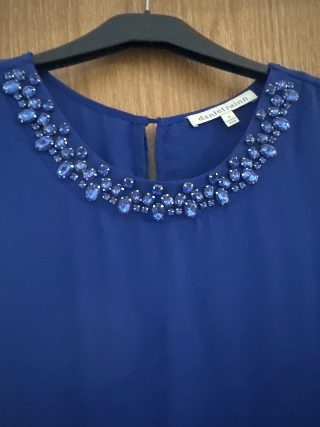 Danielrainn Royal Blue Beaded Dress - Size M - photo 4