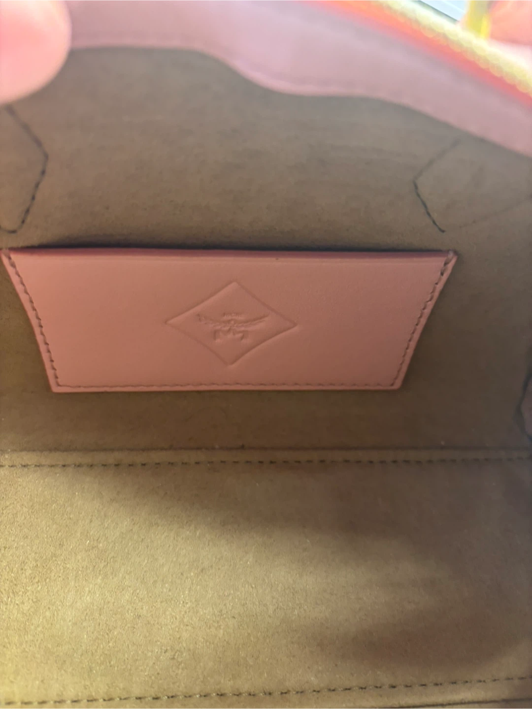 MCM Pink Monogram Boston Bag - photo 3