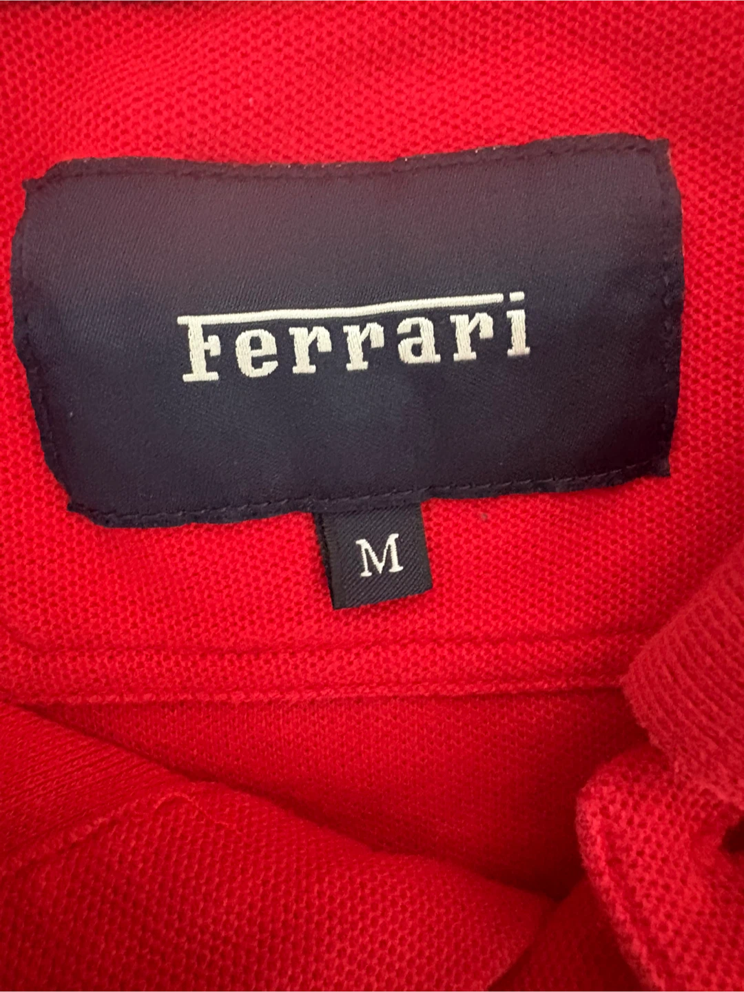 Ferrari Polo Shirt - Red - Size M - photo 2