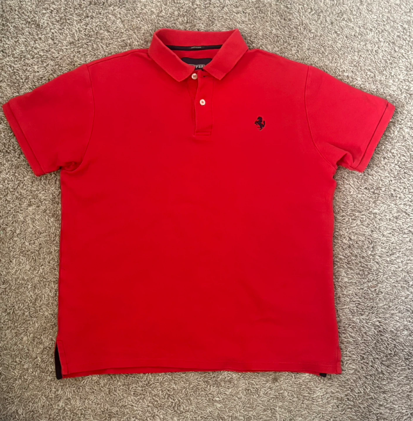 Ferrari Polo Shirt - Red - Size M