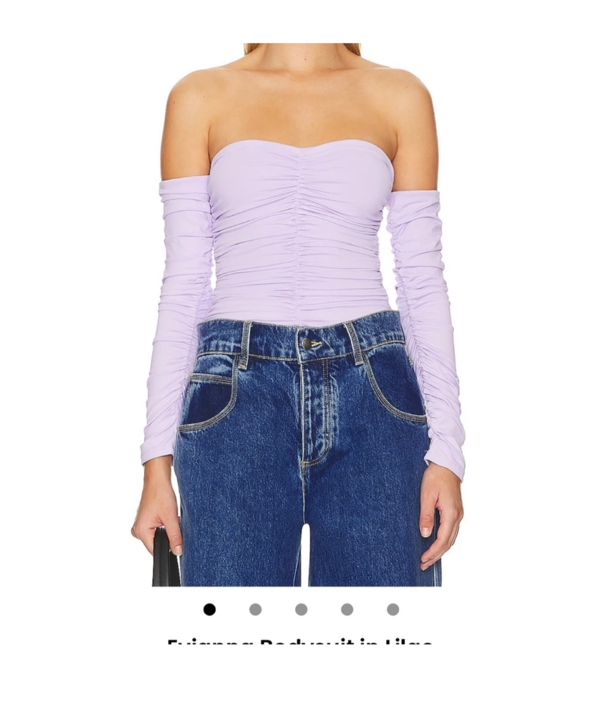 ASTR THE LABEL Bodysuit in Lilac