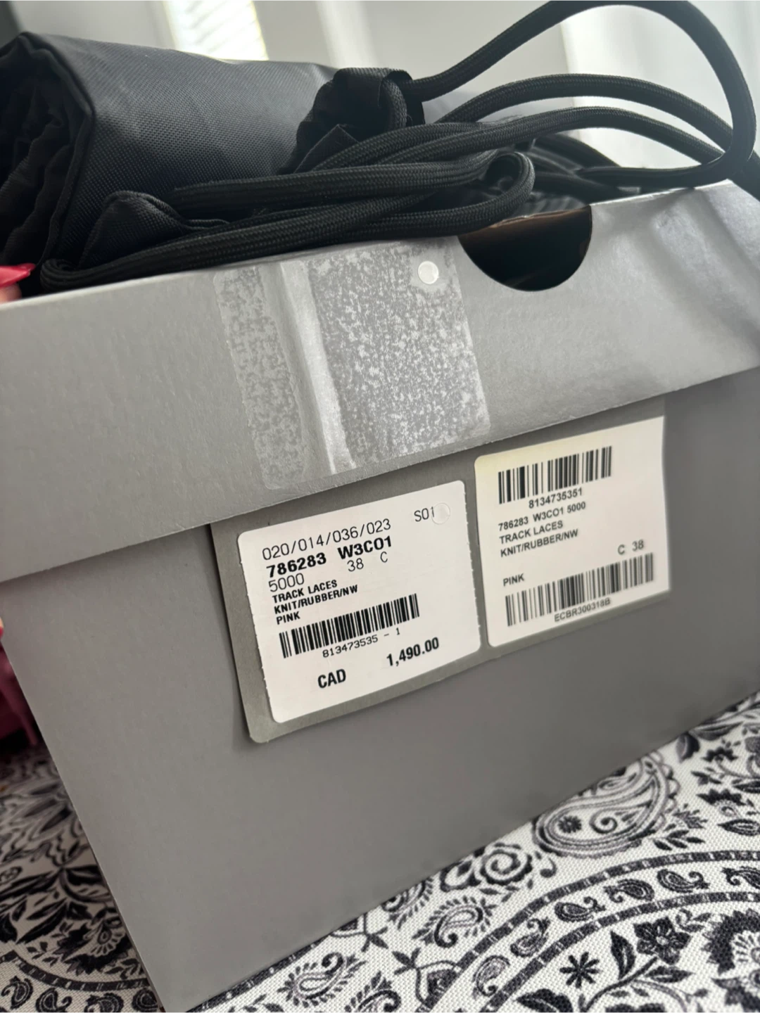 Balenciaga Pink Track Sneakers - photo 3