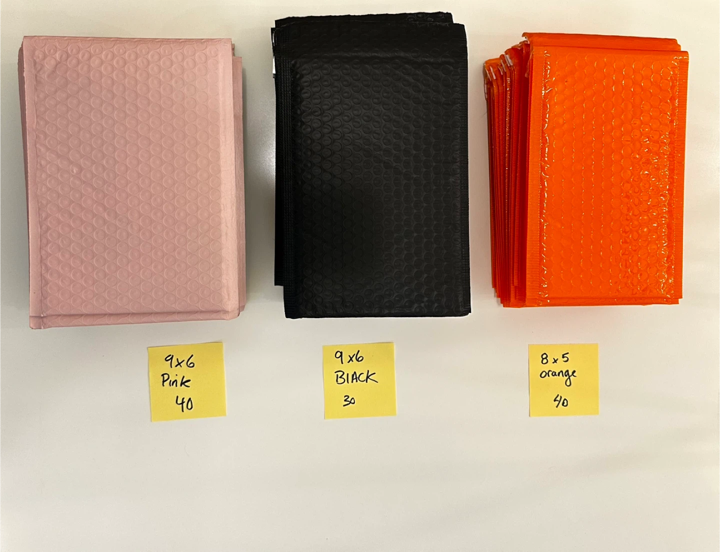 Bubble Mailers - Pink, Black, and Orange - photo 2