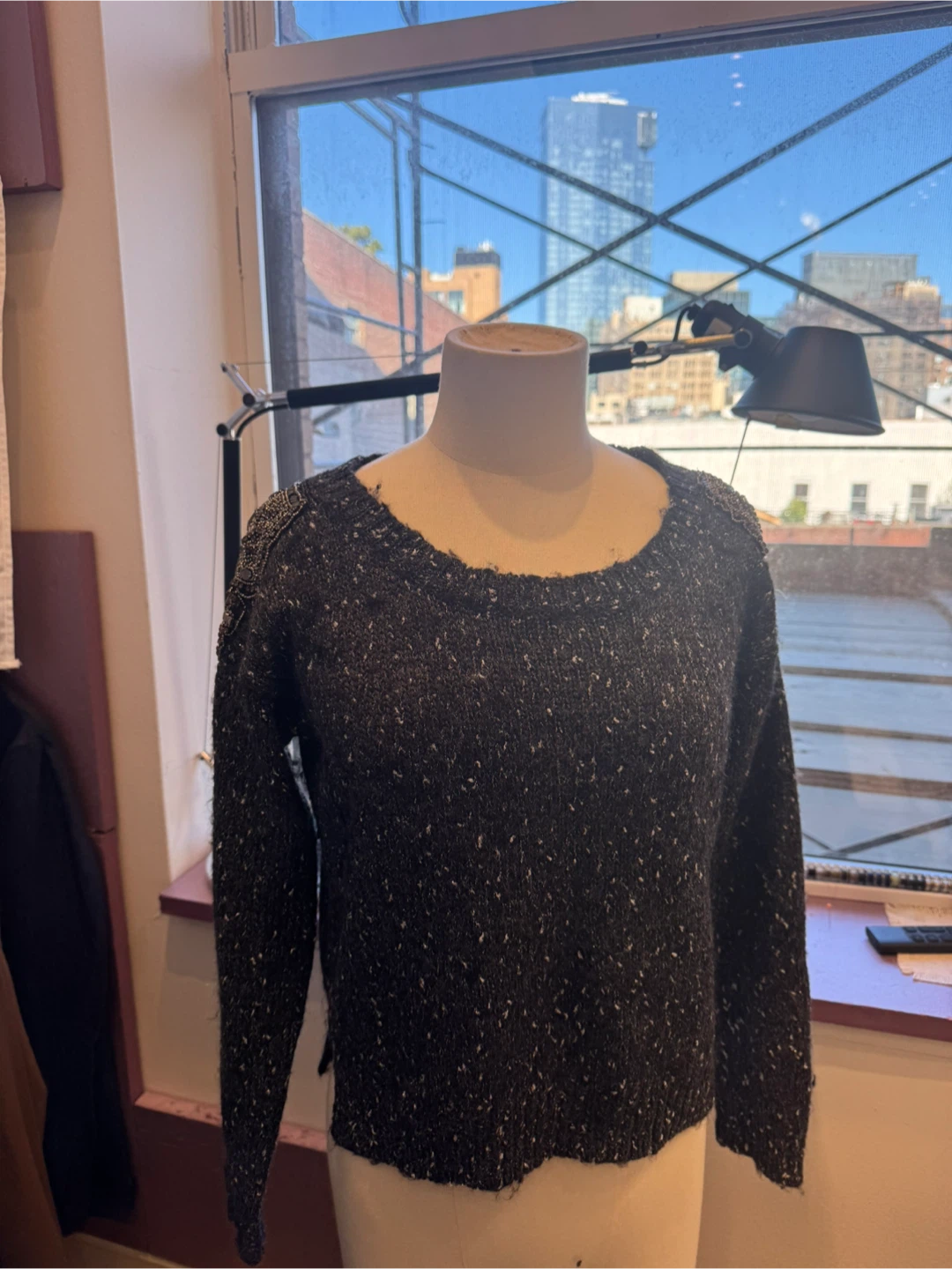 Guess Women's Speckled Knit Sweater - photo 4