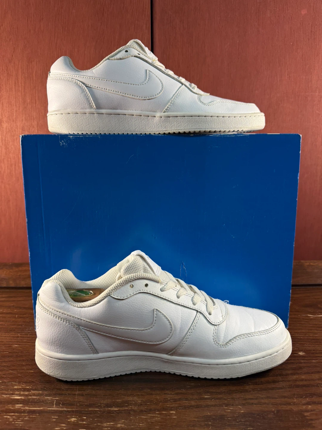 Nike Ebernon Low “Triple White” Women’s Casual Sneakers Sz US 10 - photo 2